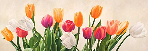 Feeling at home KUNSTDRUCK auf MATTE PAPIER 220gr Nel Mio Giardino Villa Luca - Blumen horizontal Poster Nel Mio Giardino. Bild auf Papier cm_61_X_179