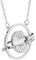 ZLESAGII Zeitumkehrer Halskette mit Sanduhr Anhänger 360 Grad Zeit Konverter Charme Film Liebhaber Fan-Merch Kinder Geschenk Kette Silber