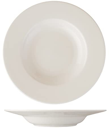 Set 6 uds. Duoma Plato Hondo Fabricado en Porcelana Fine China. Diámetro: Ø25.5 Cm.