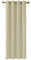 Deconovo Blickdichte Dicke Vorhänge Verdunkelungsvorhang Gardinen Winter Thermo Kälteschutz, 260x140cm(HöhexBreite), Beige, 1 Stück