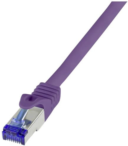 Logilink C6A109S RJ45 CAT 6a S/FTP 15m Violett 1St.