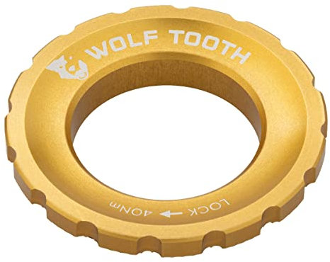 Wolf Tooth Centerlock Verriegelungsring mit Rotor, vergoldet