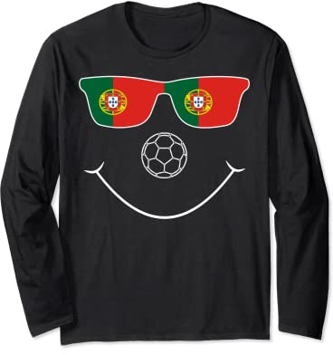 Portugal Football Smile Long Sleeve T-Shirt
