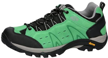 Brütting Unisex Mount Bona Low Trekking-& Wanderhalbschuhe, grün/schwarz, 42 EU