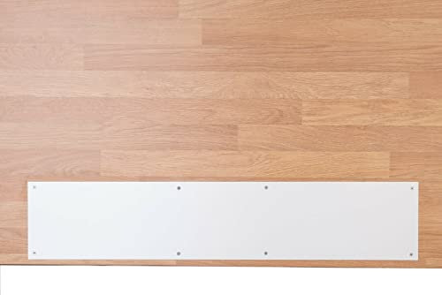 1 Piece of Metal Door Kick Plates - Satin Anodised Alumunium (850mm x 150mm)
