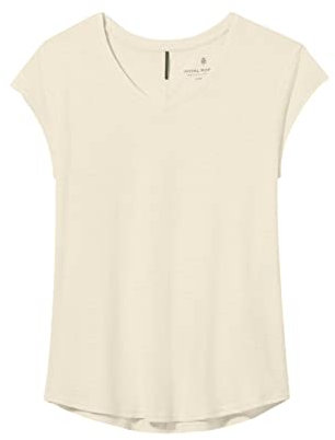 Royal Robbins Damen Vacationer V-nk S/S Shirt, Undyed, XL EU