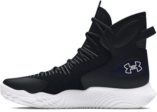 Under Armour Damen Flow Highlight Ace Volleyballschuh, (001) Schwarz/Castlerock/Mod Gray, 12.5