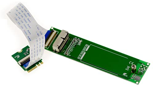 KALEA-INFORMATIQUE Adaptador para Montar un Mac 28 Pin 12+16 SSD en un Puerto M2 E A Key. Compatible con Unidades SSD AHCI y NVMe Fabricadas Desde 2013.