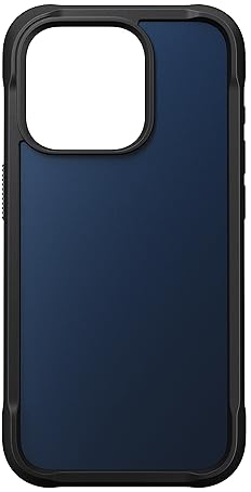 NOMAD Rugged Case for iPhone 15 Pro Case Compatible with MagSafe & Wireless Charging, 15ft ShockProof, 360 Protective Bumper Phone Case - Atlantic Blue