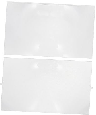 GOOHOCHY 2pcs Fresnel lens computer moniter screen magnifier for page magnifier for reading comuter monitors computer screen magnifier enlarged paper Acrylic Material PMMA projector