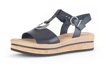 Gabor Sandales Plateforme Femme, Sandales Femme, Noir 27, 4 UK, 44.562
