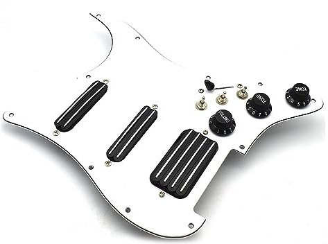 SSH Loaded Prewired Scratchplate Coil Splitting 2 Humbucker+4 Coil Pickguard Pickup Mit Single Cut Switch Pickup