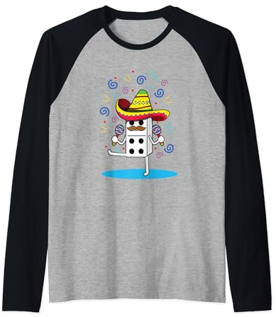 Domino Hut Und Maracas Raglan