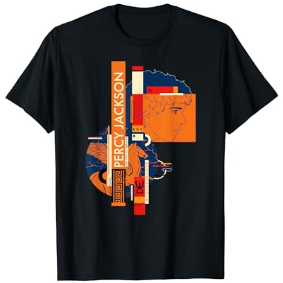 Disney Percy Jackson and Pegasus Greek Vase Style T-Shirt