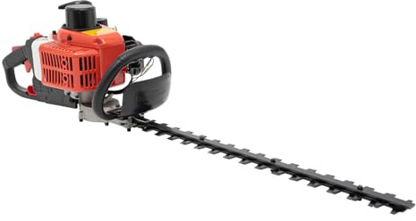YUNLAIGOTOP Hedge Trimmer, 22.5CC Gas Hedge Trimmer, 25.59 2 Cycle Dual Sided Trimmer with Glasses & Gloves, Recoil Gasoline, Trimmer for Gardening Modeling, Greening Pruning