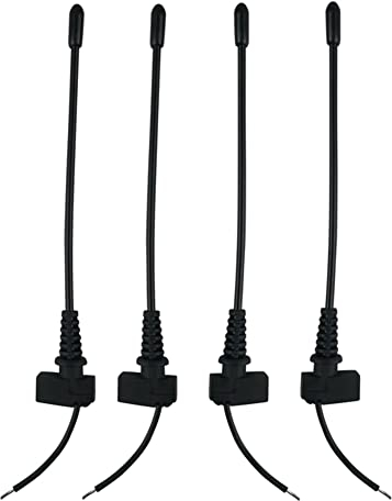 Yinchus 4 StüCk Mikrofon Antenne Geeignet für EW100G2/100G3 Funk Mikrofon Bodypack Reparatur Mikrofon Teil Ersetzen