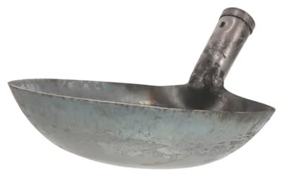 BESPORTBLE Herramienta De Limpieza Pala De Estiércol De Metal Cazo De Suelo De Arena Pala Estiércol Palas para Tamizar Pala para Planchar Rural Pozo De