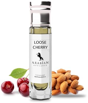 FR313 Loose Cherry Roll-on Parfümöl | Konzentriertes Parfüm Körperöl | Langanhaltendes Parfüm auf Ölbasis für Männer und Frauen | Reisegröße Alkoholfreies Parfümöl (6ml)