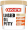 AMK® Evo Stik Multi Purpose Linseed Oil Putty 1kg Natural for Glazing Window Wood Metal Frames Bedding Seal Filling Cracks Traditional Paintable Weatherproof Repair DIY Restoration