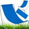 Pullmer Strandliege, Liegestuhl, Garteliege, Belastbar bis 100 kg, Strandstuhl mit Tragetasche für Garten Tarasse Strand Camping (Hellblau)