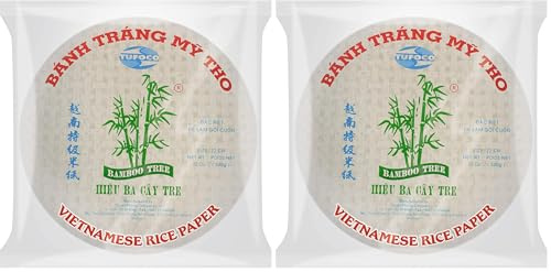 BAMBOO TREE - Feuilles de riz 31Cm. Rond - 1 X 340 GR (Lot de 2)