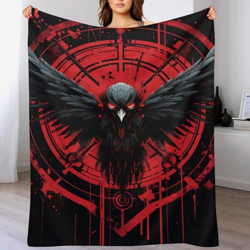 Adler Wolldecke – Flauschige Und Warme Decke Für Ihr Sofa, Ideal Für Gemütliche Herbst- Und Winterabende 100×130cm