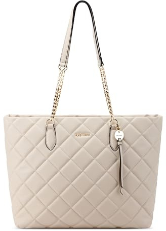 Nine West Damen Meilani etta, Tote, geldbörse, AVA, Tasche, Designer, Beige