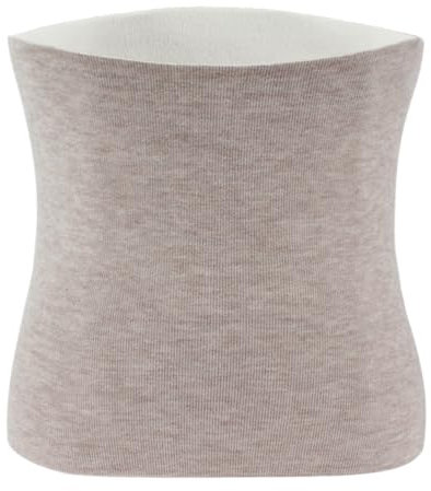 MilyaDE Winter Imitat Kaschmir Samt Nierenwärmer Rückenwärmer Hüftwärmer Damen Herren Senioren Taillenwärmer Bauchschutz Magenpflege Elastisch Taille Unterstützung, Kamel XXL