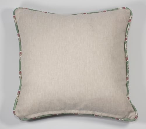 Esselle Home Wallington Floral Moss/Raspberry Cushion