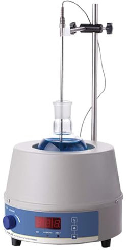 PASPRT Lab Heating Mantle, 500ml Laboratory Thermostatic Heater, Heating Mantle Stirrer with Digital Display, Heating Mantle Magnetic Stirrer