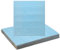 sourcing map 20pcs 3D Brick Effect Wall Panels 29 sq.Ft Coverage Peel and Stick Brick Wall Tile, 13.8x15.2 Waterproof Brick Design Wallpaper Backsplash, Light Blue