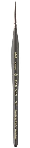 Pan Art Fine Round Brush Synthetic Sable No. 10-0 - Aqua and Acrylic - 1 Unit