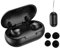 Tixqeaif Mini Bluetooth 5.4 Wireless Earbuds with Wireless Charging Case Mini Bluetooth Earphones Easy Install Easy to Use Black