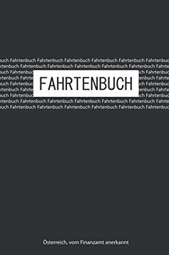 Fahrtenbuch: Schwarz, für PKW in Österreich, vom Finanzamt anerkannt, A5, viel Platz zum Schreiben