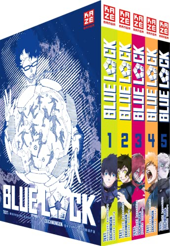 Blue Lock - Band 1-5 im Sammelschuber, Language: German