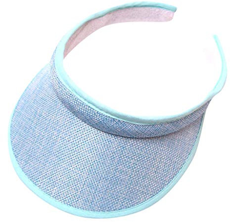 Unisex Visor, Tennis Cap Golf Cap, Outdoor Sport Sun Hat for Cycling Fishing Running Jogging and Other Sports, UV-Protection Sun Cap for Women and Gir-Sky Blue