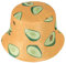 ZLYC Männer Frauen Sommer Fischerhüte Obst Hut, Avocado gelb, M