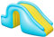 spier Inflatable Waterslide, Portable Summer Swimming Pool Water Slide, Wider Steps Joyful Swimming Pool Supplies for Outdoor Indoor