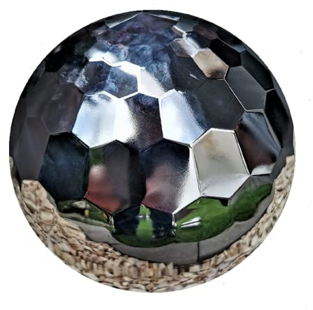 Jürgen Bocker Garten-Ambiente Dekokugel Diamond aus Edelstahl 20 cm poliert Dekorationskugel Edelstahlkugel
