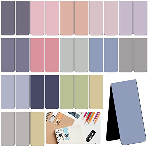 30 Stück Magnetic Bookmarks, Magnetische Lesezeichen für Kinder, Bunt, Seiten Markierungen für Schüler Lehrer Zuhause Büro Zubehör (E)