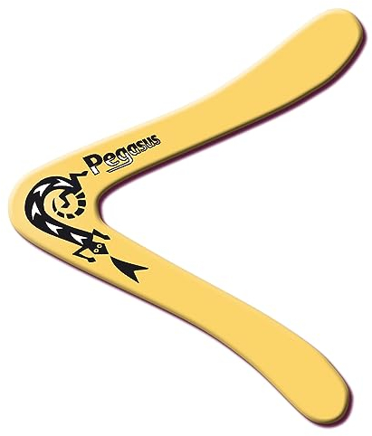 GÜNTHER FLUGSPIELE 1374 - Boomerang Pegasus B, ca. 25 cm, Bumerang mit klassischer Form, für Kinder ab 12 Jahren, aus unzerbrechlichem Polypropylen