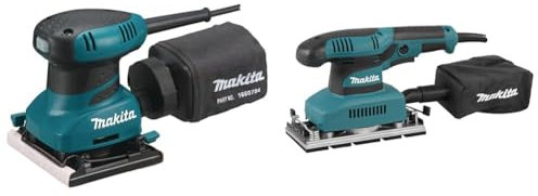 Makita BO4556/2 240V Finishing Sander & BO3710 240V 1/3-inch Sheet Orbital Sander