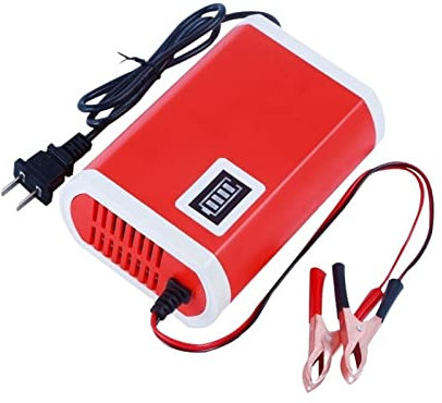 Caricabatteria per auto, Caricabatteria automatico for auto 12V 6A Caricabatterie rapido intelligente Batteria al piombo AGM Gel Accumulatore 65AH 70AH 80A 100AH per la maggior parte dei tipi di batte