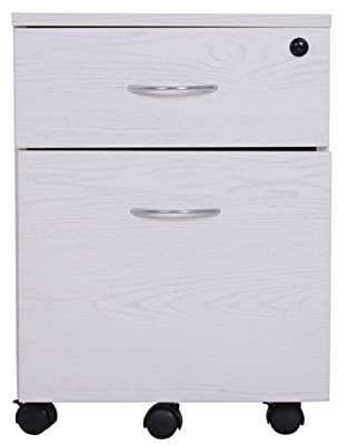 Armoire de rangement compacte à 2 tiroirs avec clés pour dossiers A4/lettres