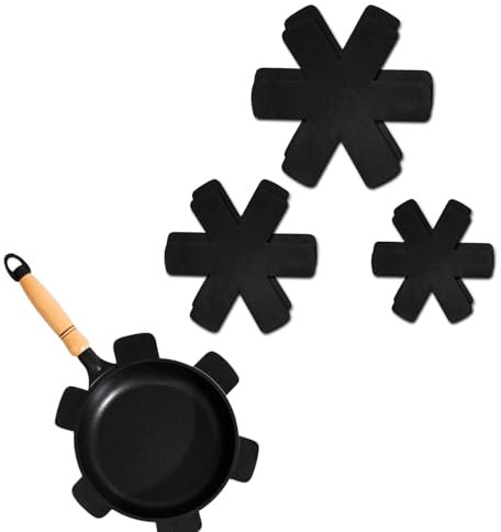 4x Pan Pot Protectors Stacking Pan Protectors Anti-Slip Home Kitchen Felt Pads for Protecting and Separating Pots and Dishes