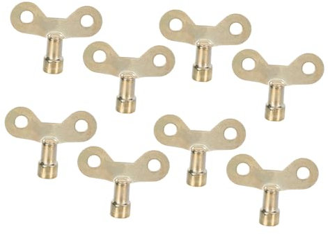 SEWOART 10pcs Radiator Exhaust Valve Key Set Radiator Flush for Car Lockshield Valve Keys for Bleeding