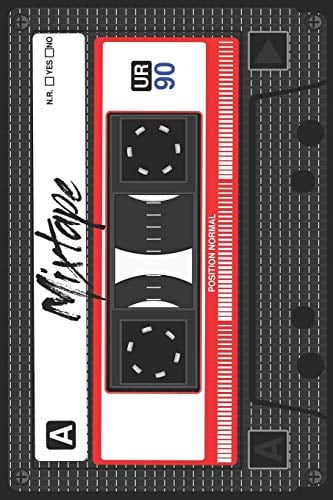 Cassette Tape Journal: Mixtape Cassette Tape Notebook Journal Diary Planner - Gifts For 1980s & 1990s Lovers (6 x 9, 120 Pages, Lined) Perfect Gift Idea For Birthday & Christmas
