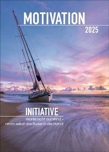 Motivation 2025: Wandkalender für Erfolg und Produktivität mit motivierenden Sprüchen. DIN A3
