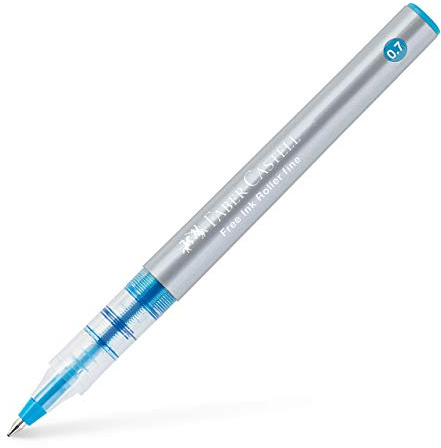 Faber-Castell 348147 - Free Ink Roller 0.7 Himmelblau 12er Pack