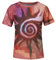 Top T-Shirt Herren Sommer Casual 3D-Bedruckte Kurzarm-Bluse mit rundem Hals (L,1Khaki)